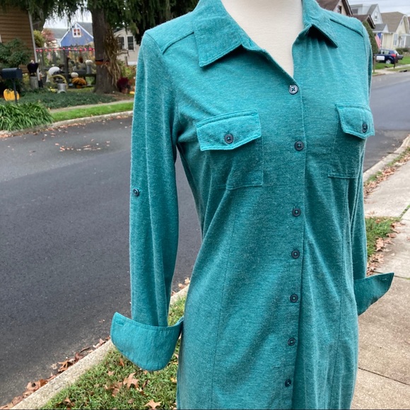 Prana Dresses & Skirts - PrAnA Long Sleeve Besha Button Down Dress S